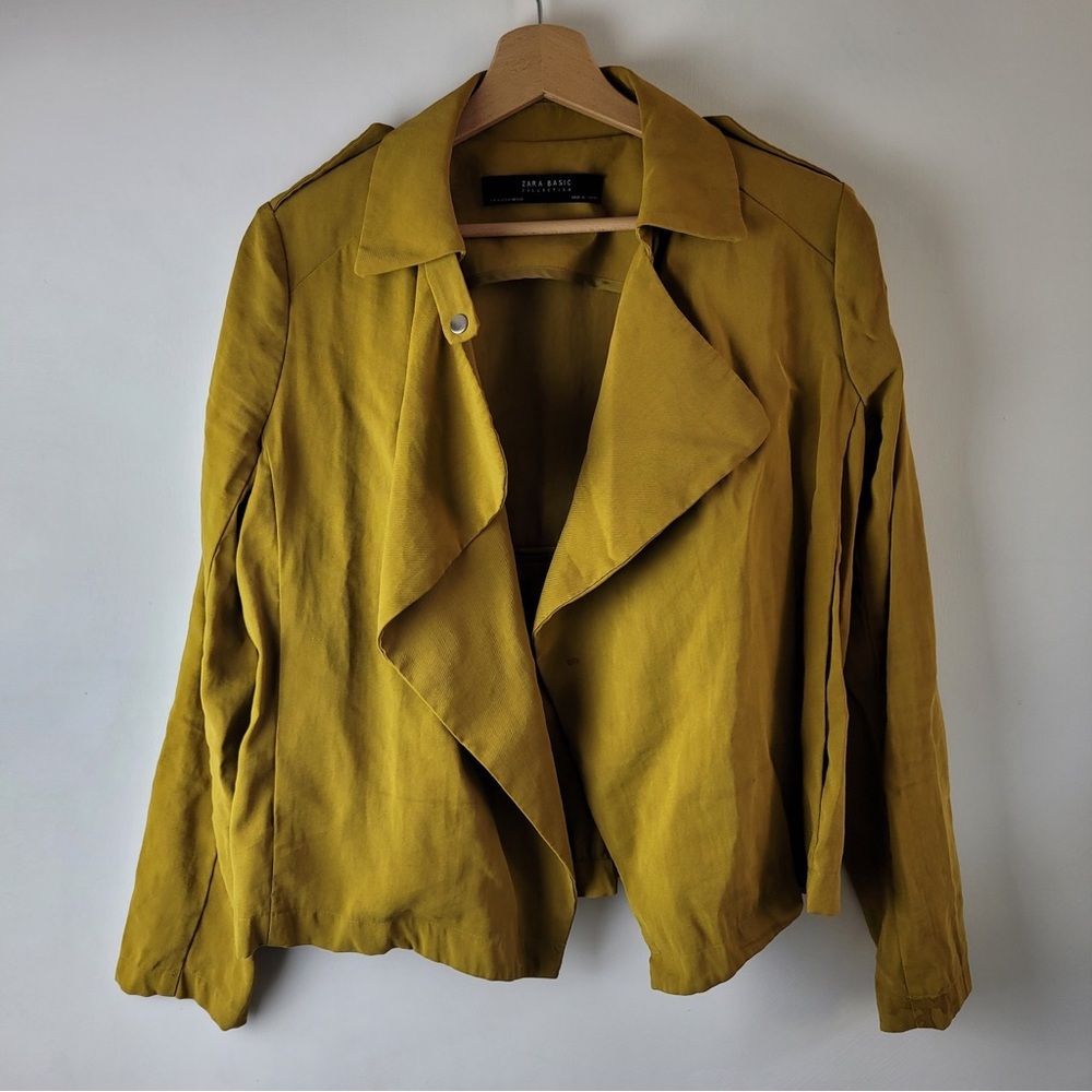 Zara Yellow Trench Coat